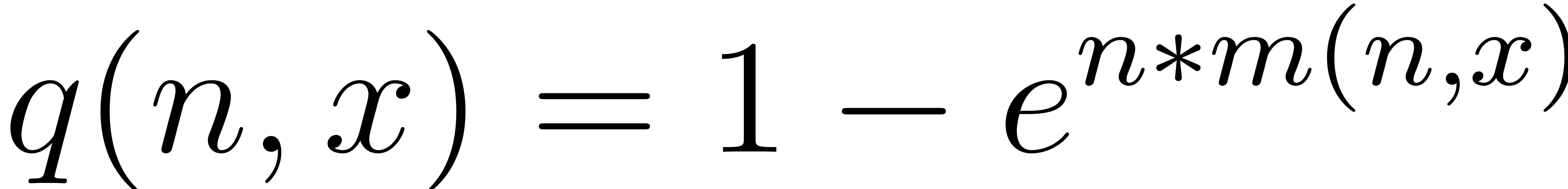 Proportion dying in a given interval